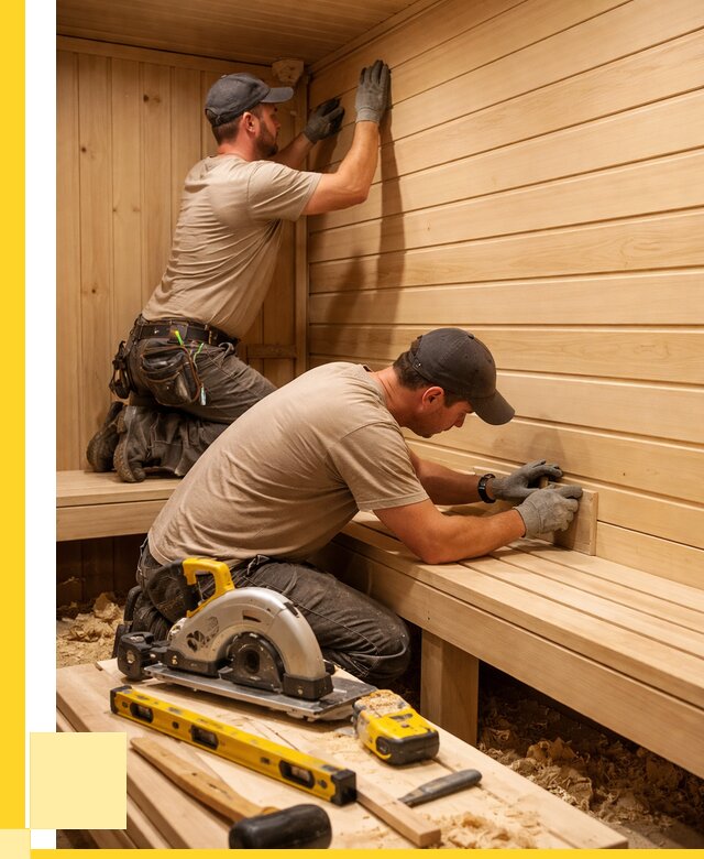 Обшивка саун вагонкой в Красноуфимске от 2539 р. | ЭриданКрф