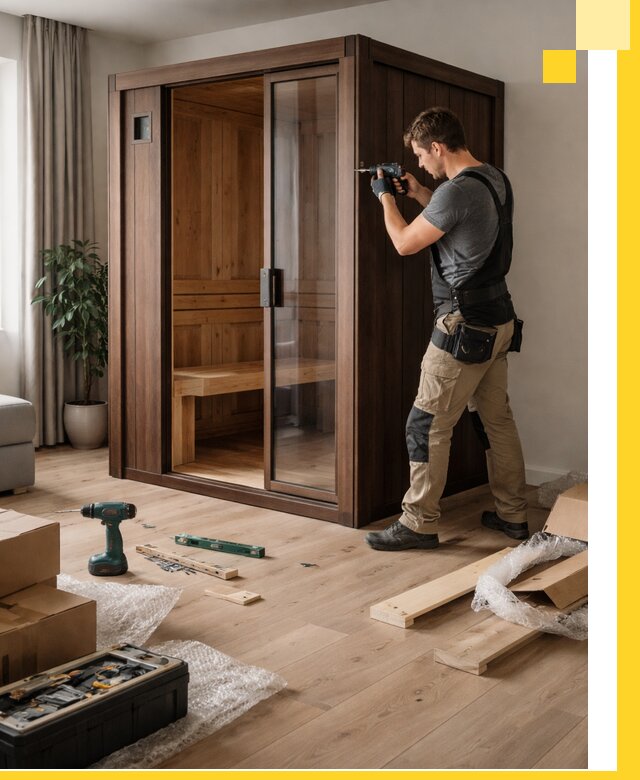 Установка и производство мини саун под ключ в Красноуфимске