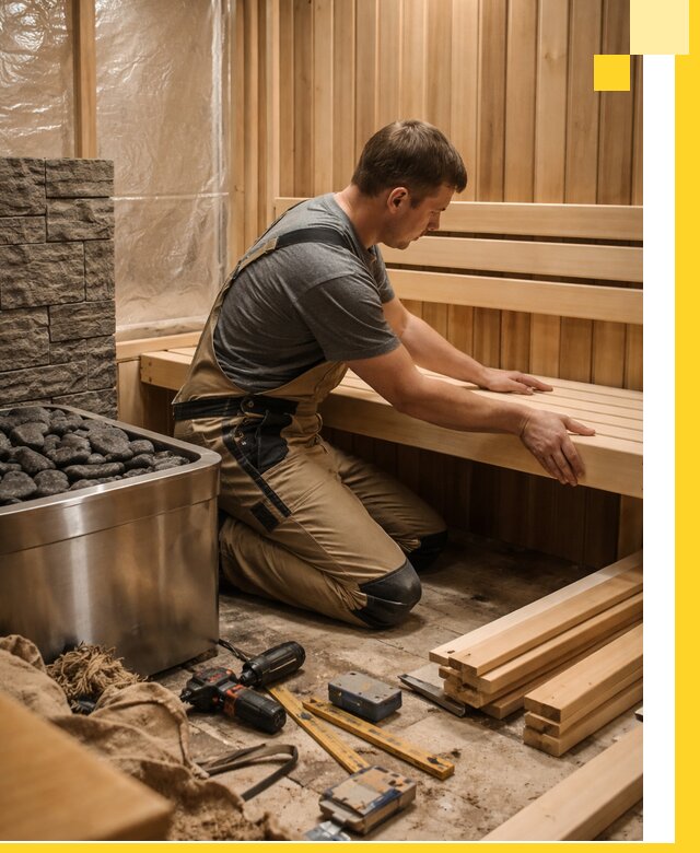 Сауны для дома под ключ с проектированием и монтажом в Красноуфимске