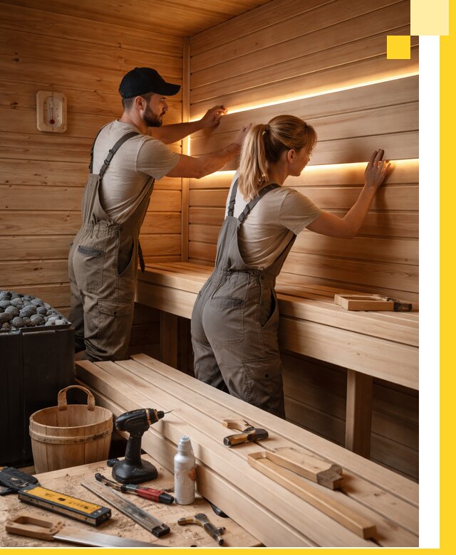 Дизайн саун и бань под ключ с индивидуальным проектом в Красноуфимске