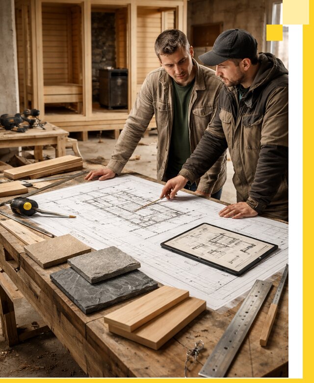 Проекты бань под ключ и планы строительства в Красноуфимске