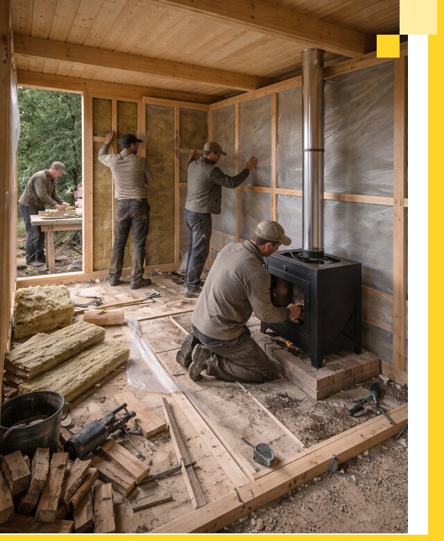 Профессиональный монтаж бань под ключ в Красноуфимске для дома