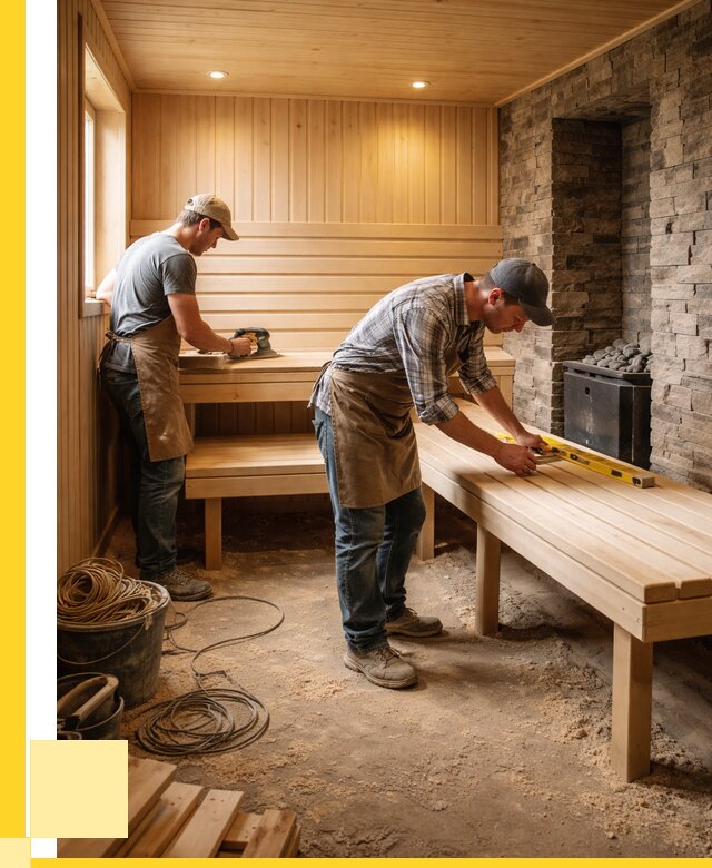 Отделка бани в Красноуфимске: внутренняя отделка от 3047 р. | ЭриданКрф