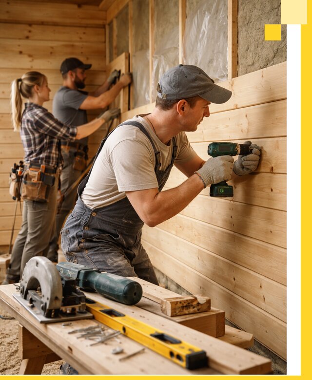 Обшивка бань под ключ в Красноуфимске: отделка стен и потолков