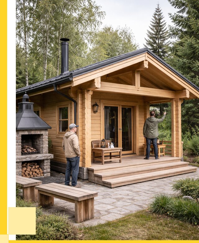 Деревянные бани под ключ в Красноуфимске от 457065 р. | ЭриданКрф