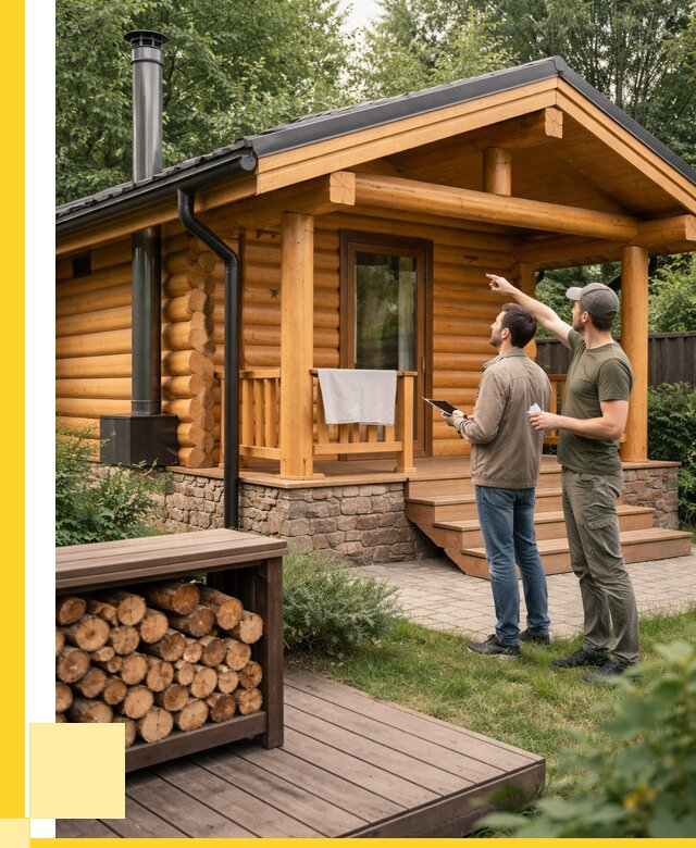 Бани для дачи под ключ в Красноуфимске от 253925 р. | ЭриданКрф