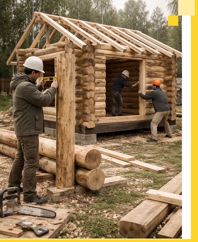 Строительство бань для дачи под ключ в Красноуфимске с доставкой и монтажом