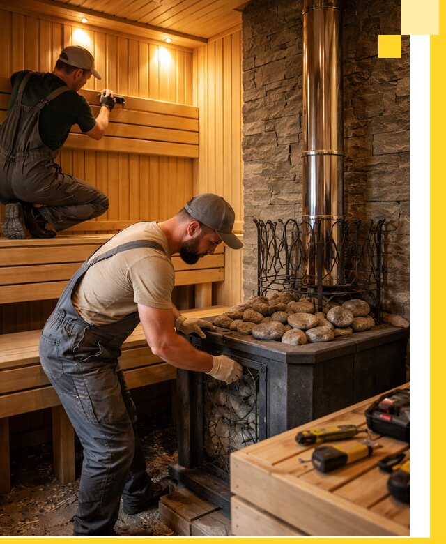 Комплексный дизайн бань, саун и зон отдыха в Красноуфимске