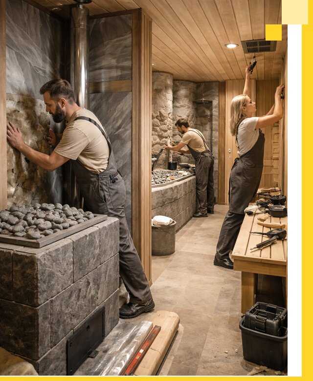 Строительство бань и SPA процедур в Красноуфимске под ключ и отделкой