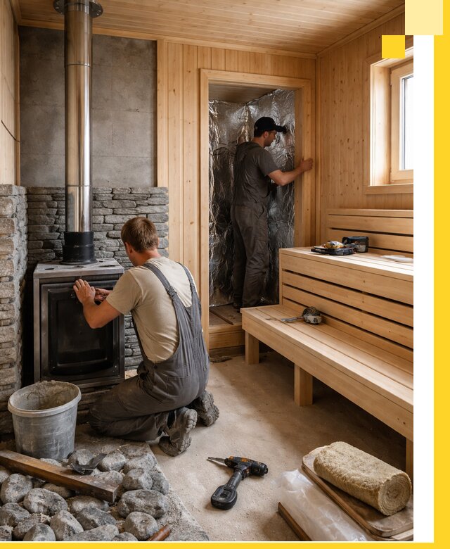 Строительство и изготовление бань под ключ в Красноуфимске