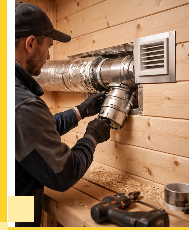 Монтаж вентиляции бани в Красноуфимске от 12188 р. | ЭриданКрф