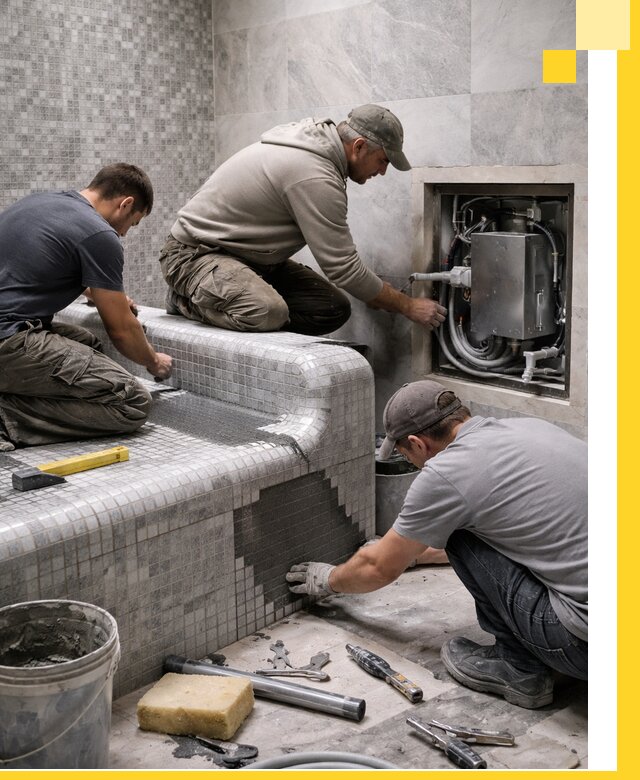 Проекты хамамов под ключ в Красноуфимске и дизайн и строительство