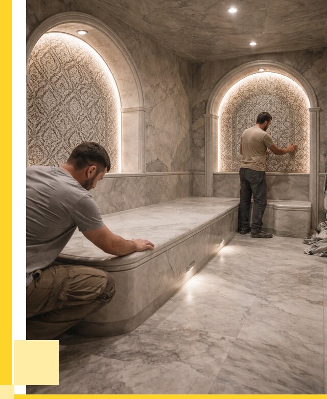 Турецкие бани под ключ в Красноуфимске от 253925 р. | ЭриданКрф