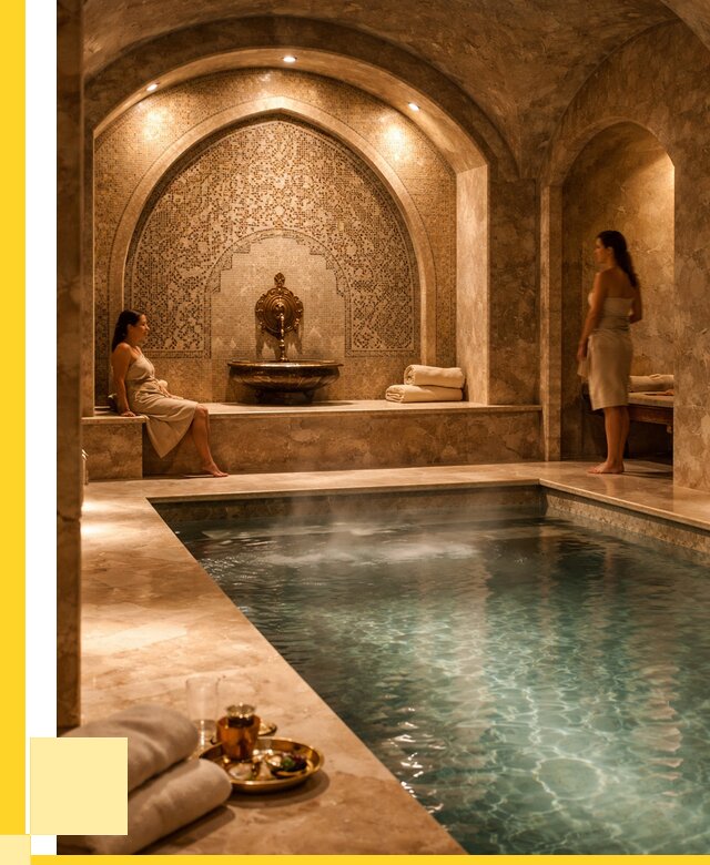 Хамам с бассейном под ключ в Красноуфимске от 863345 р. | ЭриданКрф