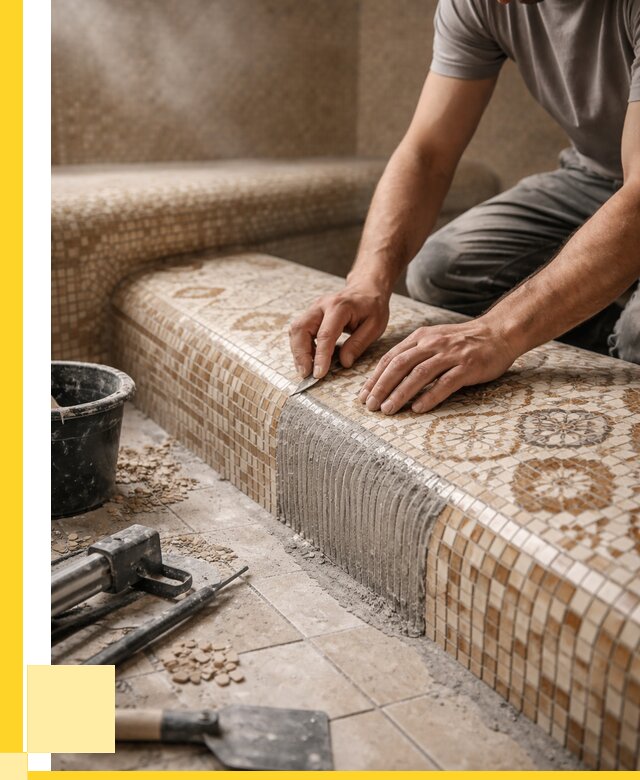 Плитка для хамама под ключ в Красноуфимске от 3555 р. | ЭриданКрф