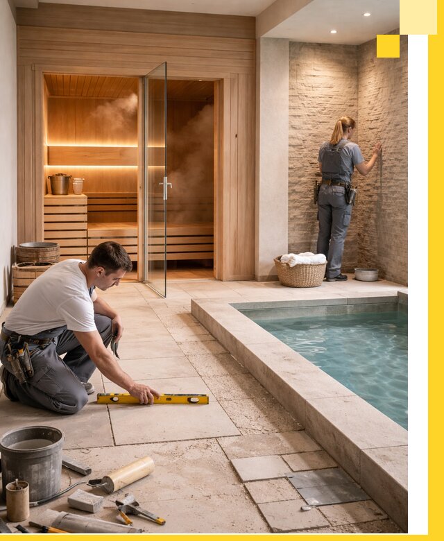 Комплексный дизайн и отделка интерьеров SPA под ключ в Красноуфимске